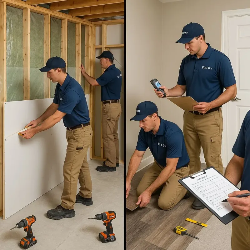 Repairs and Reconstruction process in Fort Drum, NY